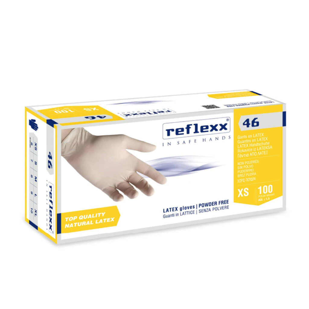 Guanti in Lattice Reflexx 46 - Senza Polvere - 10 Box
