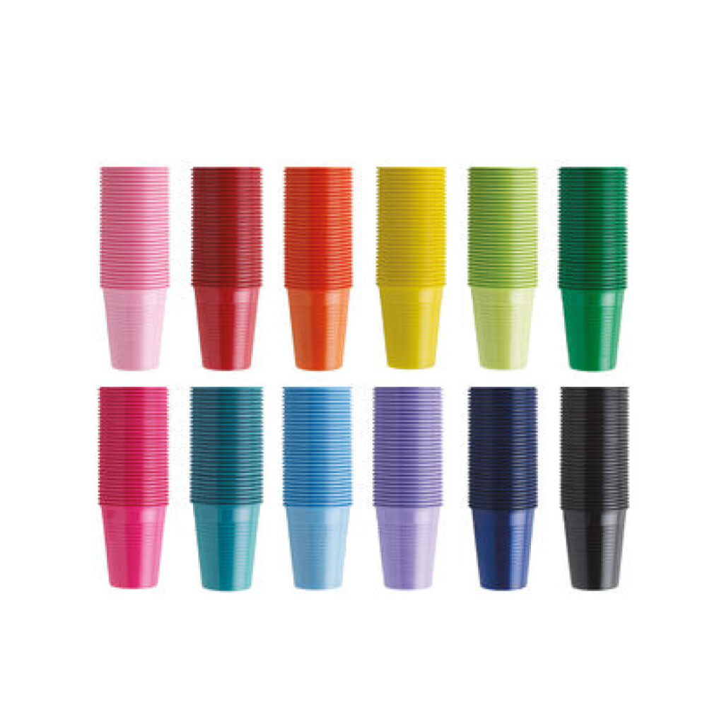 Bicchieri Colorati Monoart 3000pz