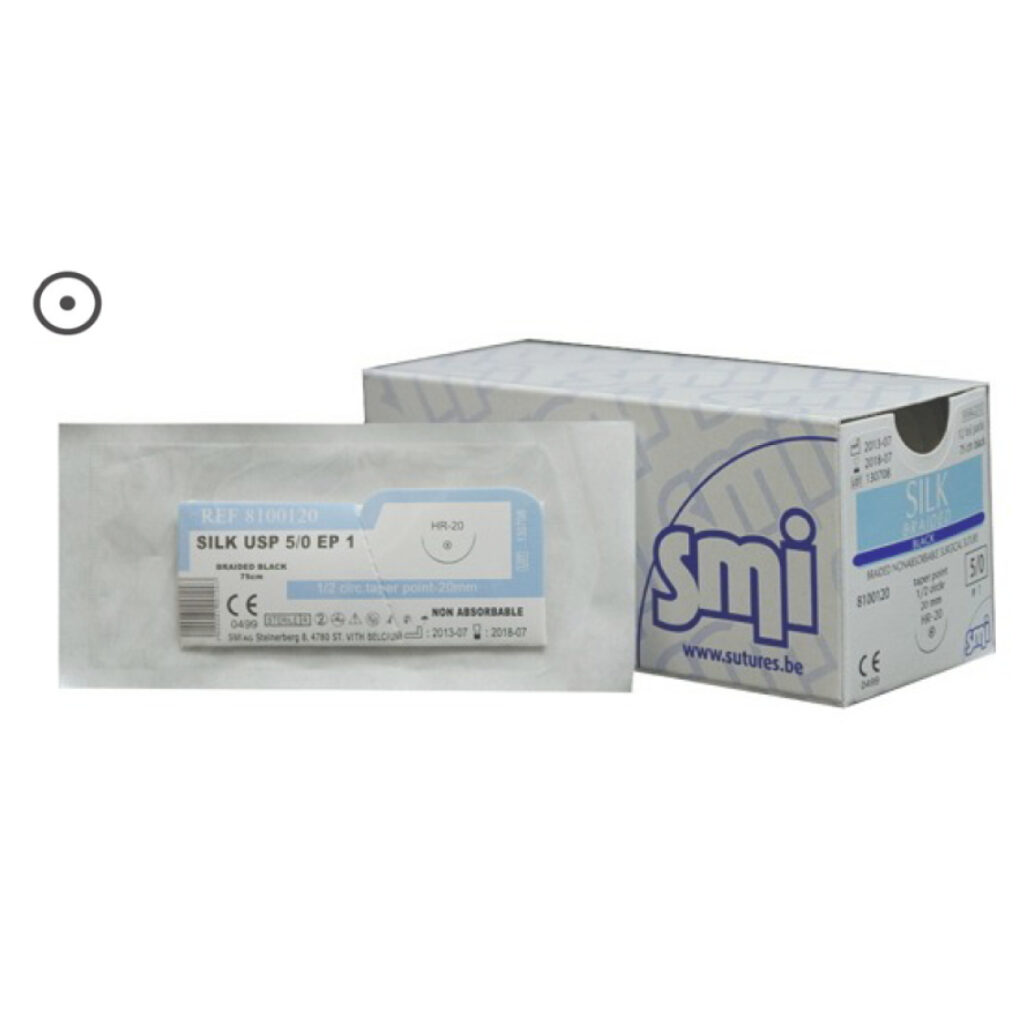 Suture Silk In Seta Ago Cilindrico