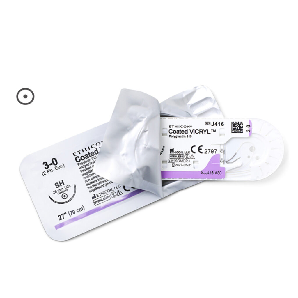 Suture Vicryl Ago Cilindrico