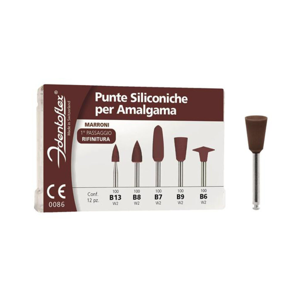Punte Siliconiche per Amalgama Rifinitura